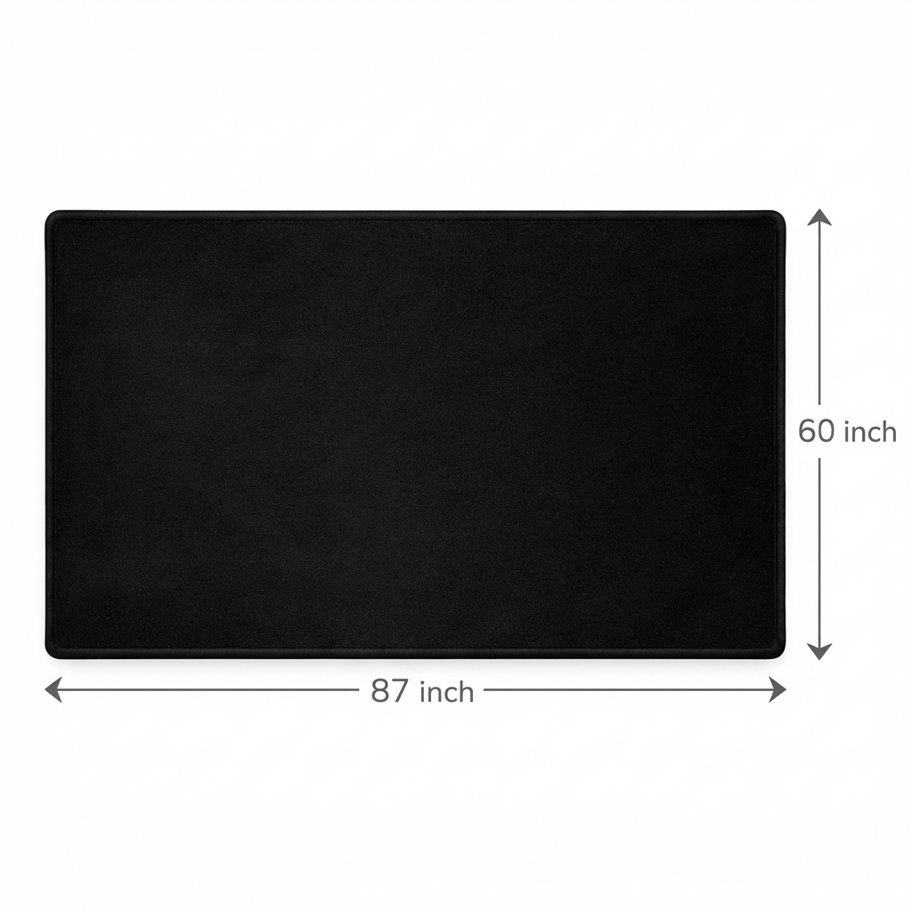Jaguar Leaper Logo Premium Garage Floor Mat - 5x7 ft (60x87") Non-Slip Luxury Area Rug / Wall Decor